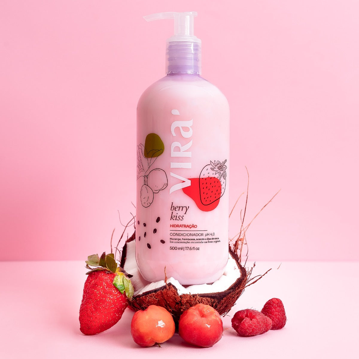 Kit Hidratante Capilar Berry Kiss